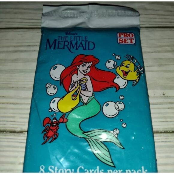 Vintage Disney "The Little Mermaid" Story Trading Cards Pro Set 1991 NEW - Picture 5 of 8